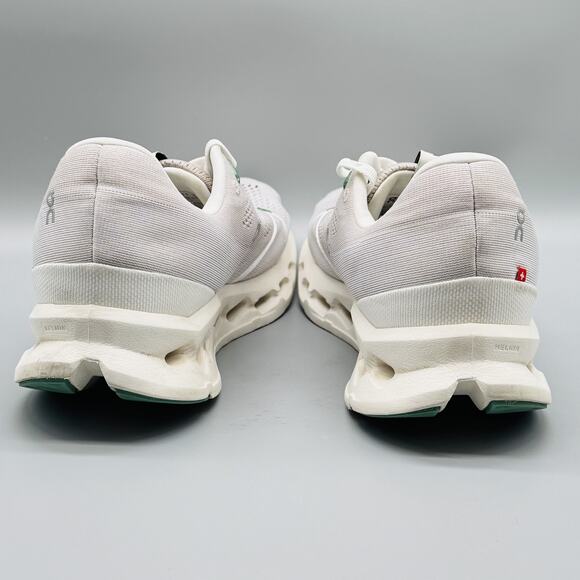 On Cloudsurfer 7 Shoes Mens 11.5 White Helion CloudTec Running Athletic Trainers - Picture 8 of 12